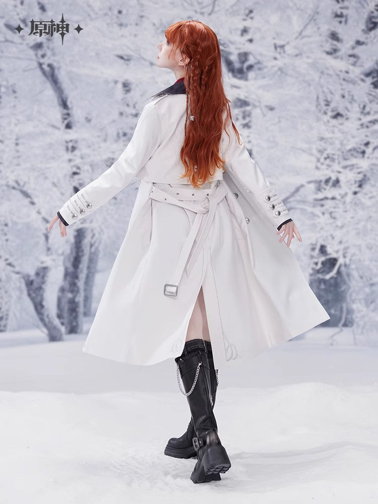 Frost and Flame Series Fatui Harbinger Impression Long Coat