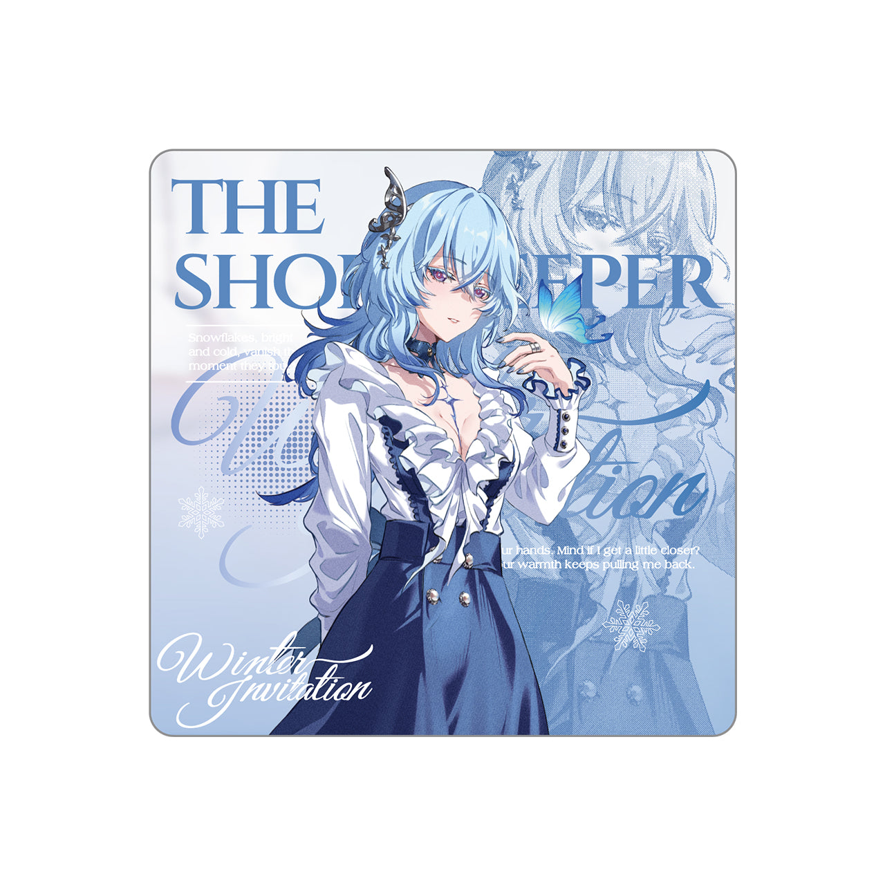 Winter Invitation Series Acrylic Block