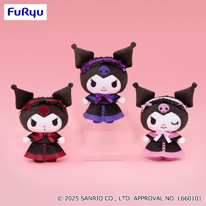 FuRyu Sanrio Kuromi Cape Dress Plush Toy