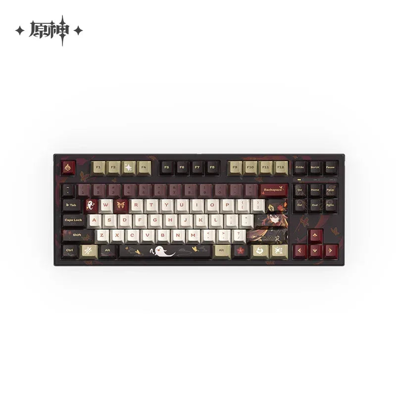 Genshin Impact Hutao Fragrance in Thaw Ver. Mechanical Keyboard 87 Keys: Red KeySwitch / 87 Keys ACG Go Anime www.acg-go.com Electronics, Hu Tao, Keyboard