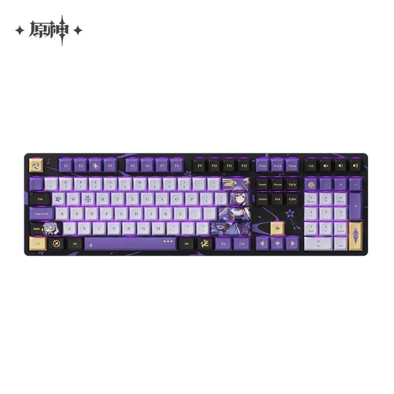 Genshin Impact Keqing Driving Thunder Ver. Mechanical Keyboard TTC Quicksilver KeySwitch ACG Go Anime www.acg-go.com Electronics, Keqing, Keyboard