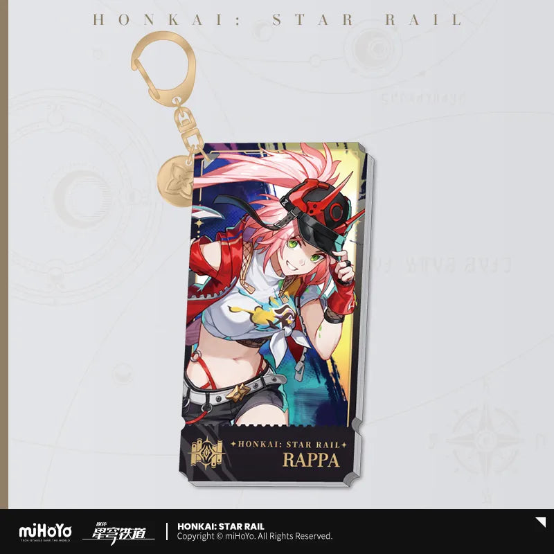 The Erudition Character Warp Artwork Acrylic Keychain