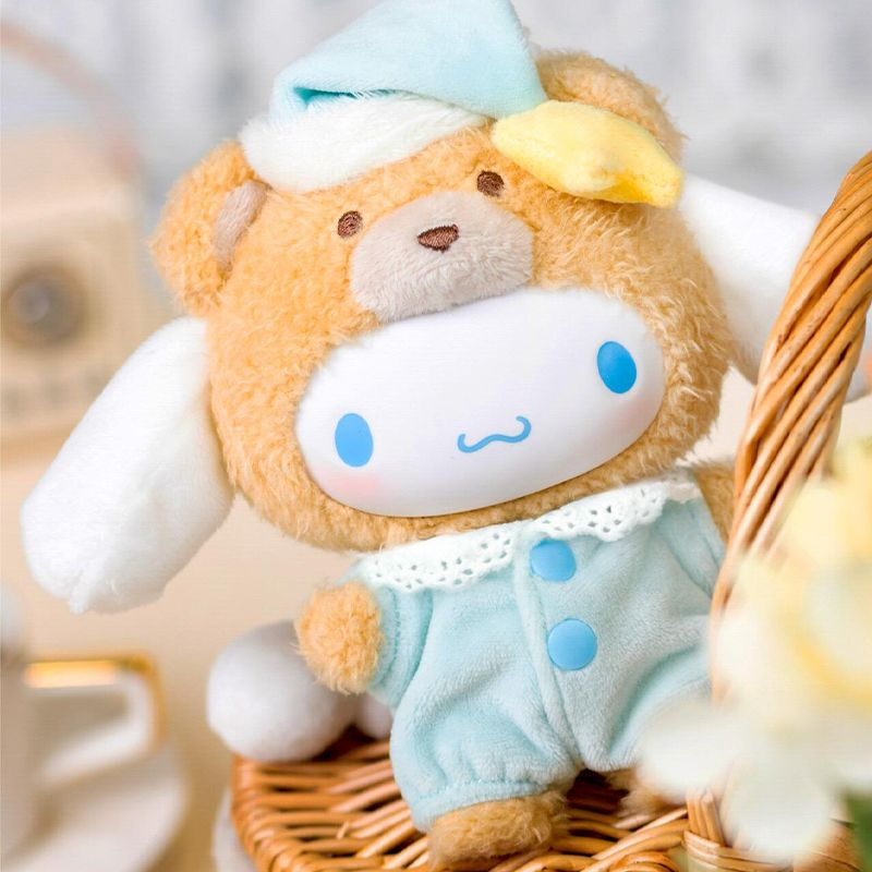 Sanrio Characters Latte Baby Series Plush Keychain Mystery Box