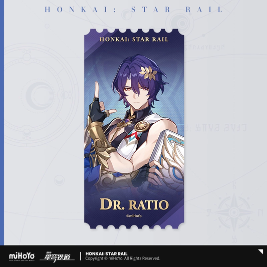 Invitation From The Stellar Series Dr. Ratio Laser Cardboard (Not For Sale)