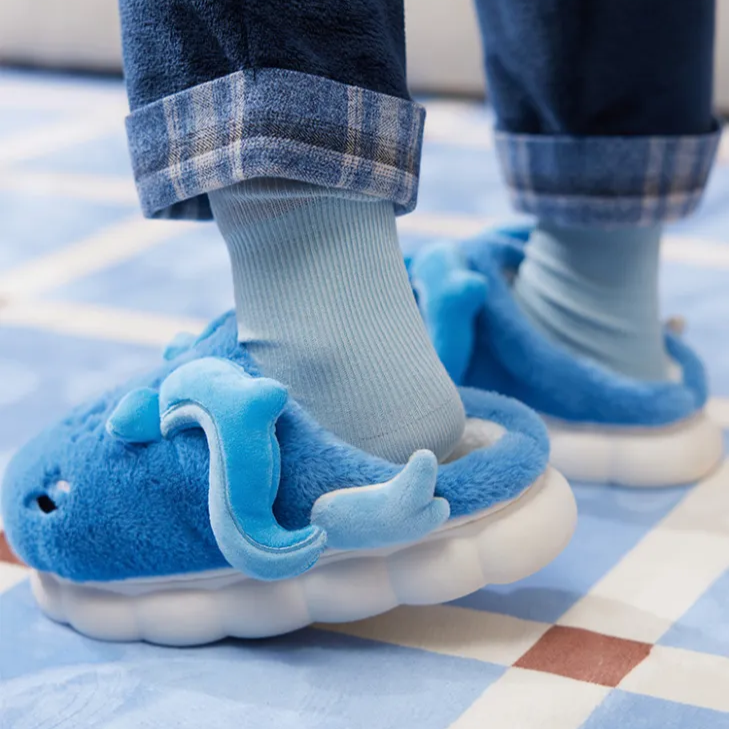 Neuvillette Theme Impression Series Fluffy House Slippers