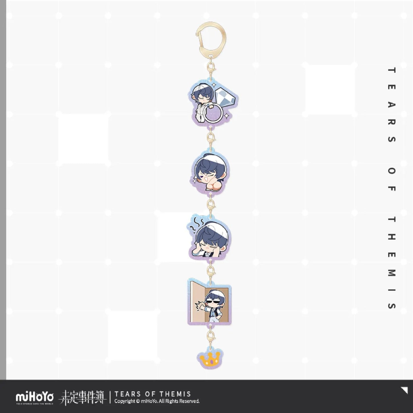 Yue Ding Zhi Ri Series Chibi Acrylic Keychain