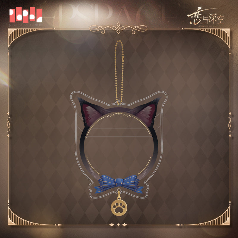 Yes Cat Caretaker Series Badge Protective Case Keychain