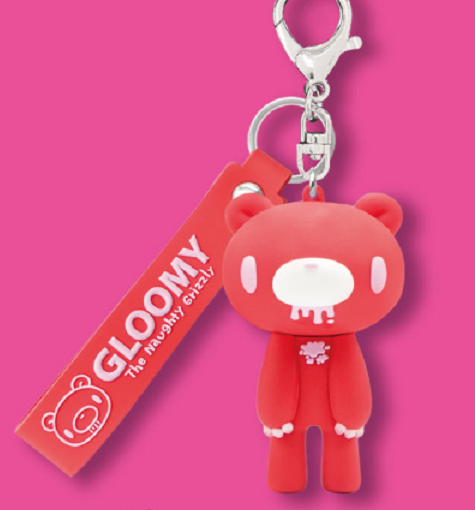 Gloomy the Naughty Grizzly Figure Keychain