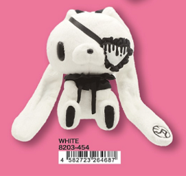 All Purpose Bunny Eye Patch Ver. Hand Size Plush Toy