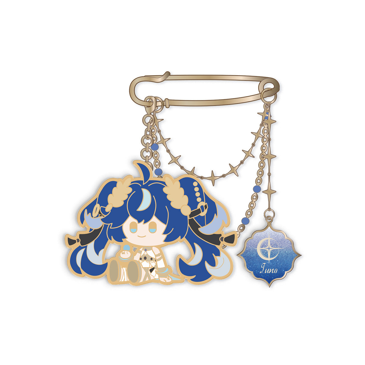Resonator Theme Metal Brooch (Cartethyia, Augusta, Iuno)