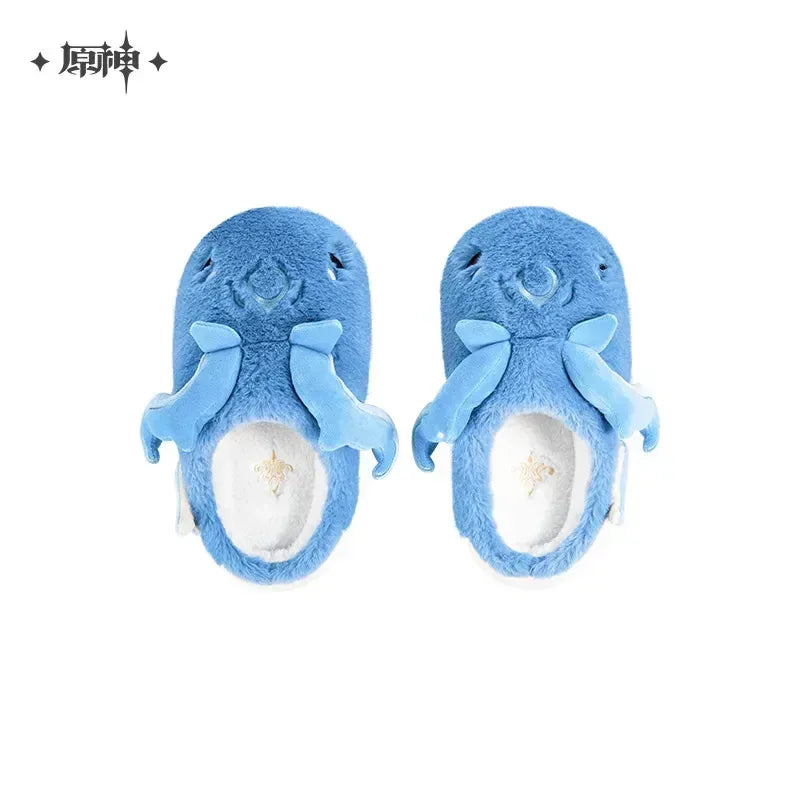 Genshin Impact Neuvillette Theme Impression Series Fluffy House Slippers M ACG Go Anime www.acg-go.com Apparel, Genshin Impact, Neuvillette