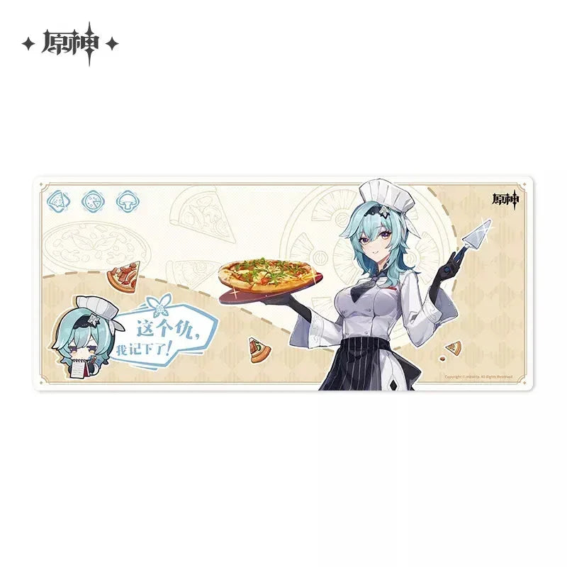Genshin Impact X PizzaHut Series Merch Mousepad: Eula ACG Go Anime www.acg-go.com Amber, Apparel, Eula