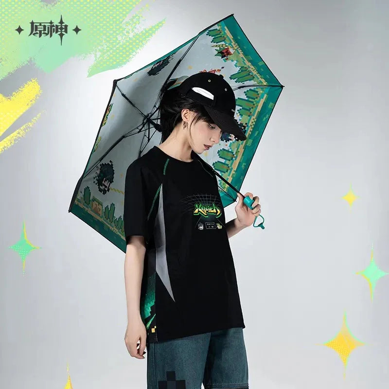 Flames and Foothills Series Kinich Impression Parasols Genshin Impact Parasols ACG Go Anime www.acg-go.com Household, Kinich, Umbrella