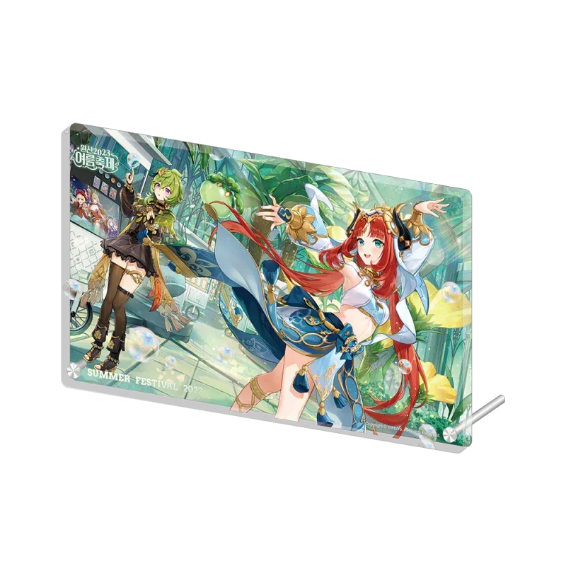 Genshin Impact Summer Festival 2023 Series Acrylic Block / Mouse Pad / Beach Towel Block ACG Go Anime www.acg-go.com Collei, Gaming Mouse Pad, Household, Nilou