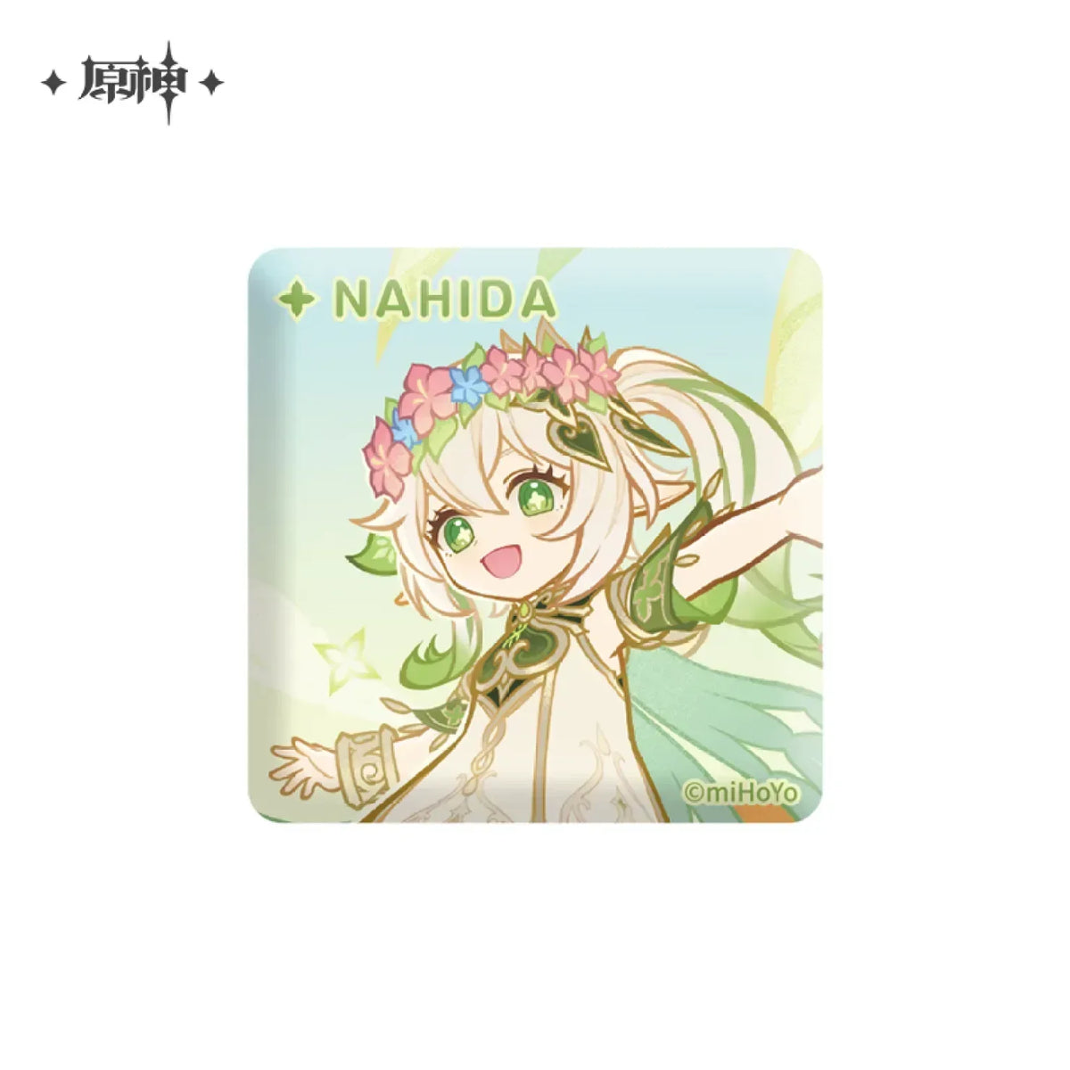 Genshin Impact Chromatic Ode of Candies and Roses Series Merch Badge - A ACG Go Anime www.acg-go.com Art Decor, Badge, Nahida