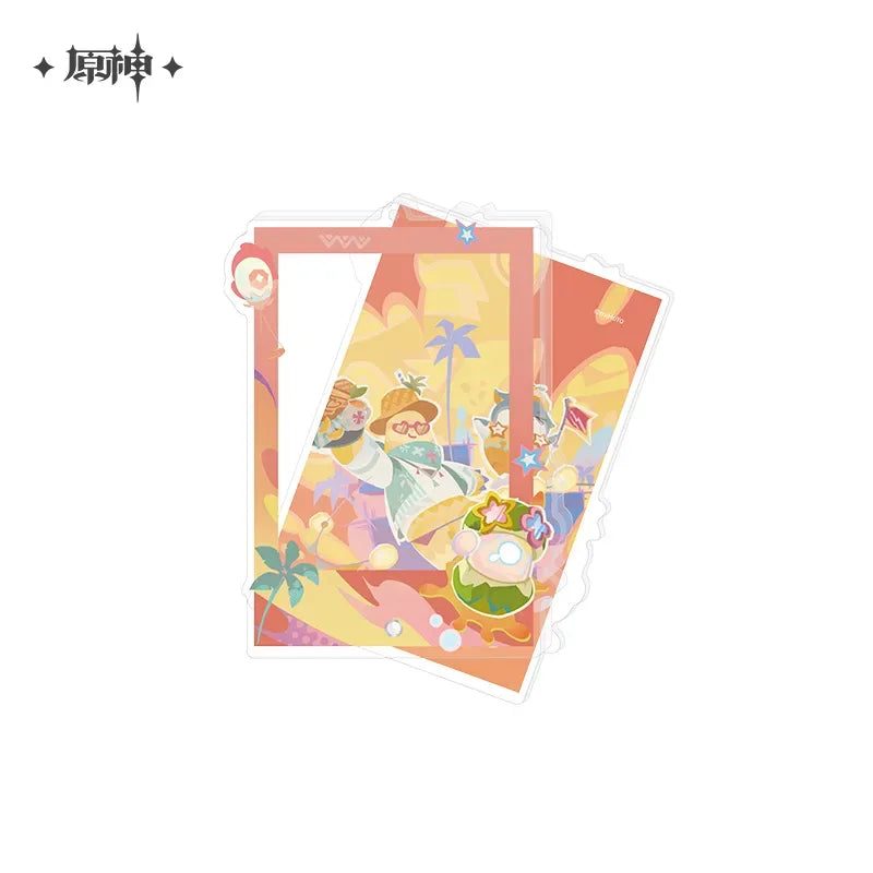 Genshin Impact Theme Series Acrylic Gu Mei Frame Sunspray Summer Resort ACG Go Anime www.acg-go.com Art Decor, Genshin Impact