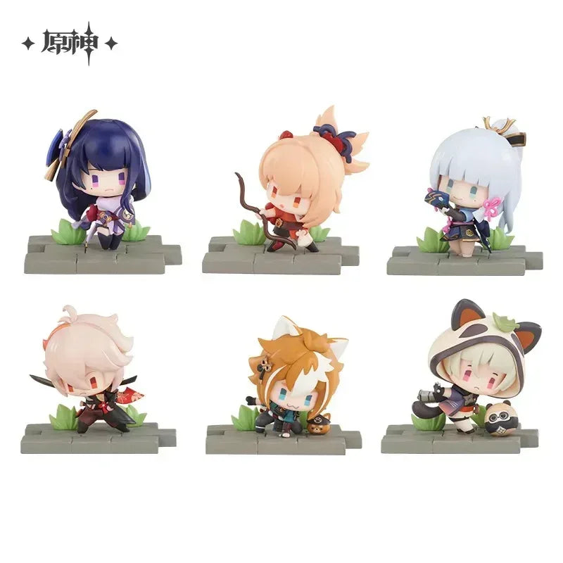 Genshin Impact Battlefield Heroes Inazuma Mystery Box Set (6 Boxes) ACG Go Anime www.acg-go.com Gorou, Inazuma, Kaedehara Kazuha, Kamisato Ayaka, Mystery Box, Raiden Shogun, Sayu, Yoimiya