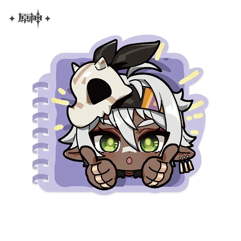 Chibi Character Series Spiral Notebook Natlan