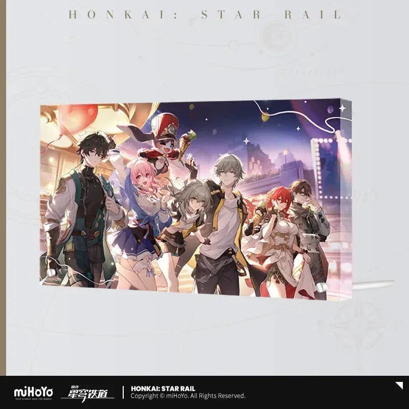 Honkai: Star Rail Anniversary Series Acrylic Decorative Painting Set ACG Go Anime www.acg-go.com Art Decor