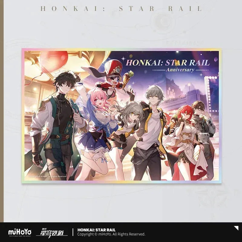 Honkai: Star Rail Anniversary Series Shikishi Cardboard Set ACG Go Anime www.acg-go.com Art Decor, Cardboard