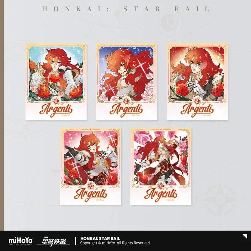 Honkai: Star Rail Argenti Gorgeous Series Imitation Film Card Set Set ACG Go Anime www.acg-go.com Argenti, Art Decor