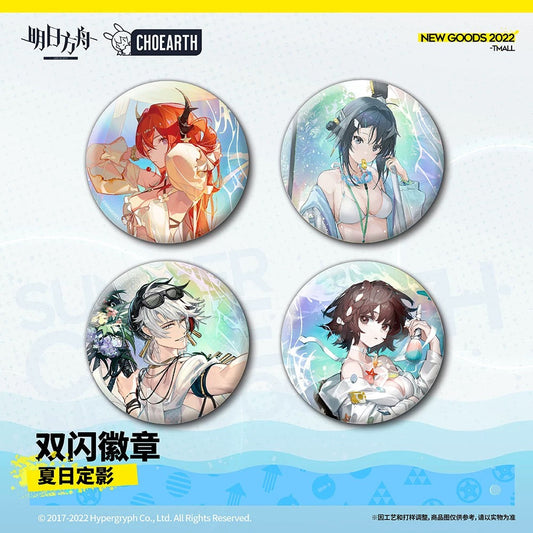 arknights summer reflection series glittering shikishi badge ACG GO