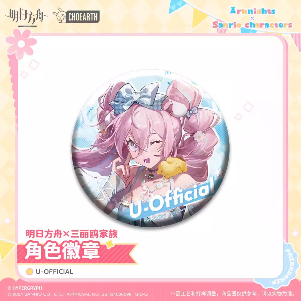 arknights x sanrio set badge ACG GO