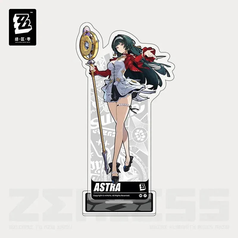 Artwork Series Acrylic Stand Stars of Lyra Zenless Zone Zero Astra Yao ACG Go Anime www.acg-go.com Astra Yao, Evelyn Chevalier, Standee