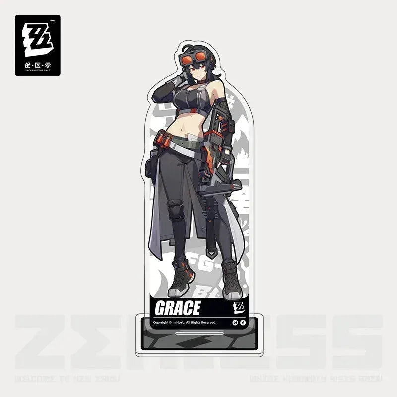 Zenless Zone Zero Artwork Series Belobog Heavy Industries Acrylic Stand Grace Howard ACG Go Anime www.acg-go.com Anton Ivanov, Ben Bigger, Grace Howard, Koleda Belobog, Stand