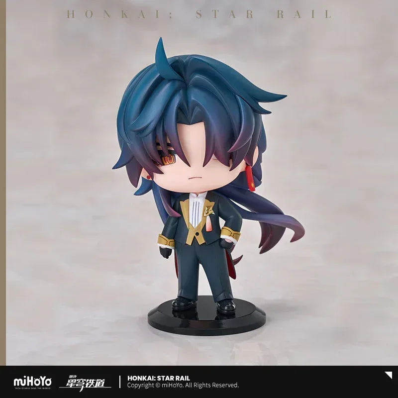 Honkai: Star Rail Astral Express Party Mini Figure Blade ACG Go Anime www.acg-go.com Caelus, Dan Heng, Figure, Himeko, March 7th, Stelle, Trailblazer, Welt