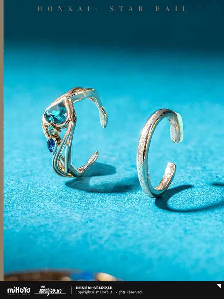 aventurine theme impression series ring set ACG GO