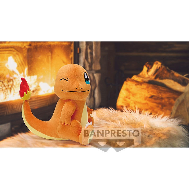 banpresto pokemon charmander take a look at my tail huge plush toy ACG GO
