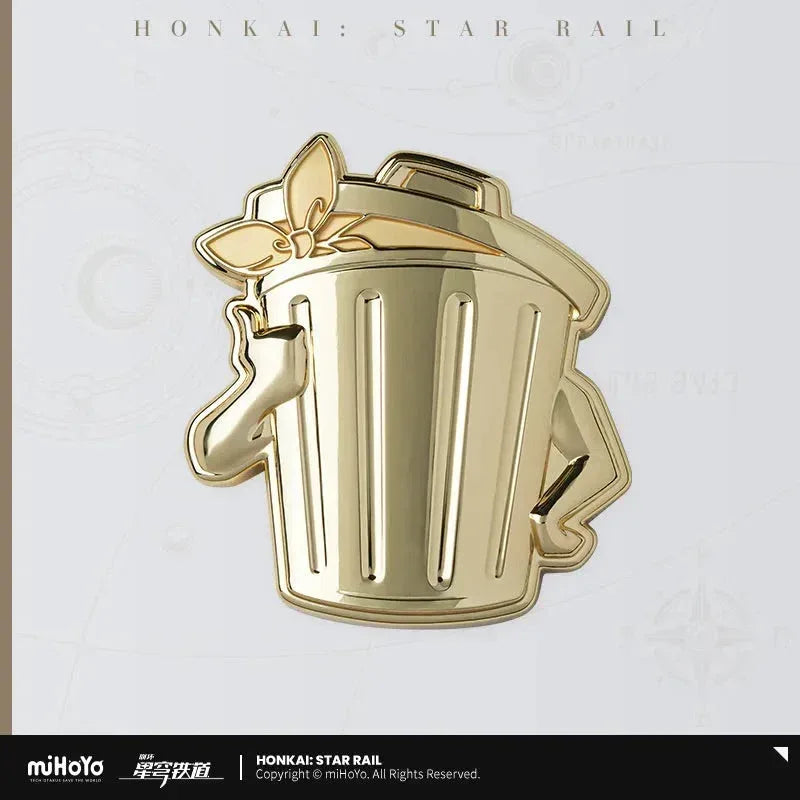 Honkai: Star Rail Bucket King Series Metal Refrigerator Magnet Gold ACG Go Anime www.acg-go.com Art Decor