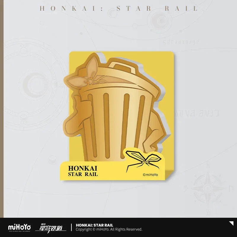 Honkai: Star Rail Bucket King Series Sticky Notes Gold ACG Go Anime www.acg-go.com Stationary, Sticky Notes