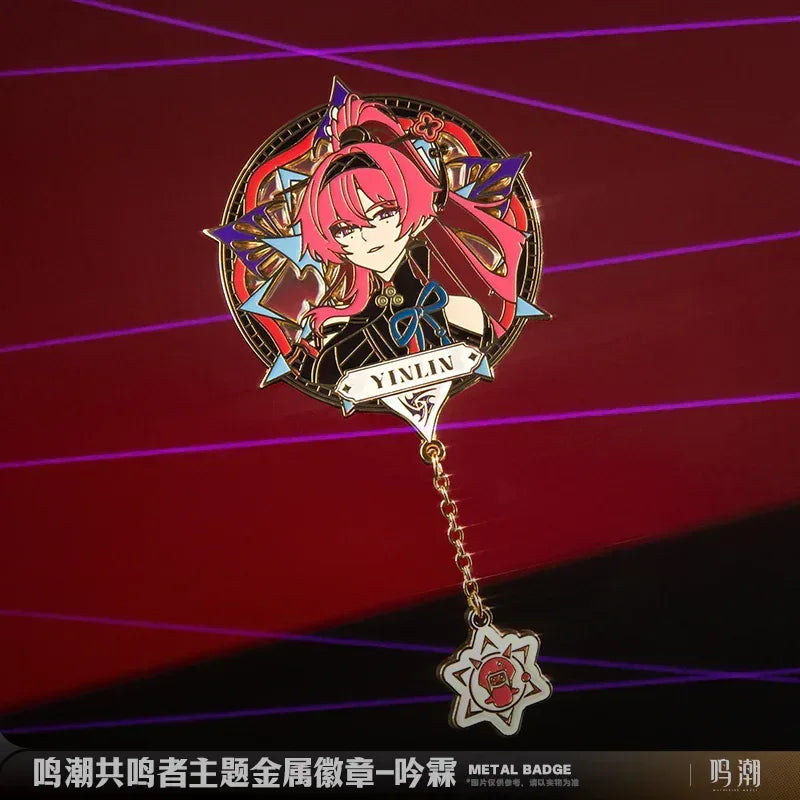 Wuthering Waves Resonator Theme Metal Badge Yinlin ACG Go Anime www.acg-go.com Badge