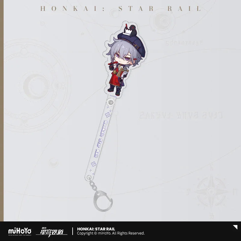 Honkai: Star Rail x KFC 2025 Series Chibi Artwork Acrylic Photo Stick Moze ACG Go Anime www.acg-go.com Art Decor, Fei Xiao, Honkai: Star Rail, Jiaoqiu, Moze