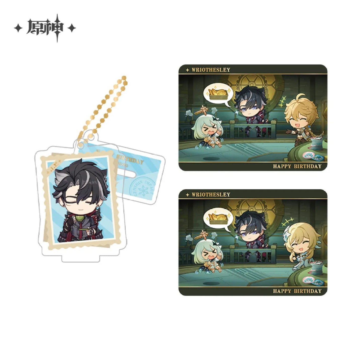 capturing the good times series stand keychain collection card ACG GO