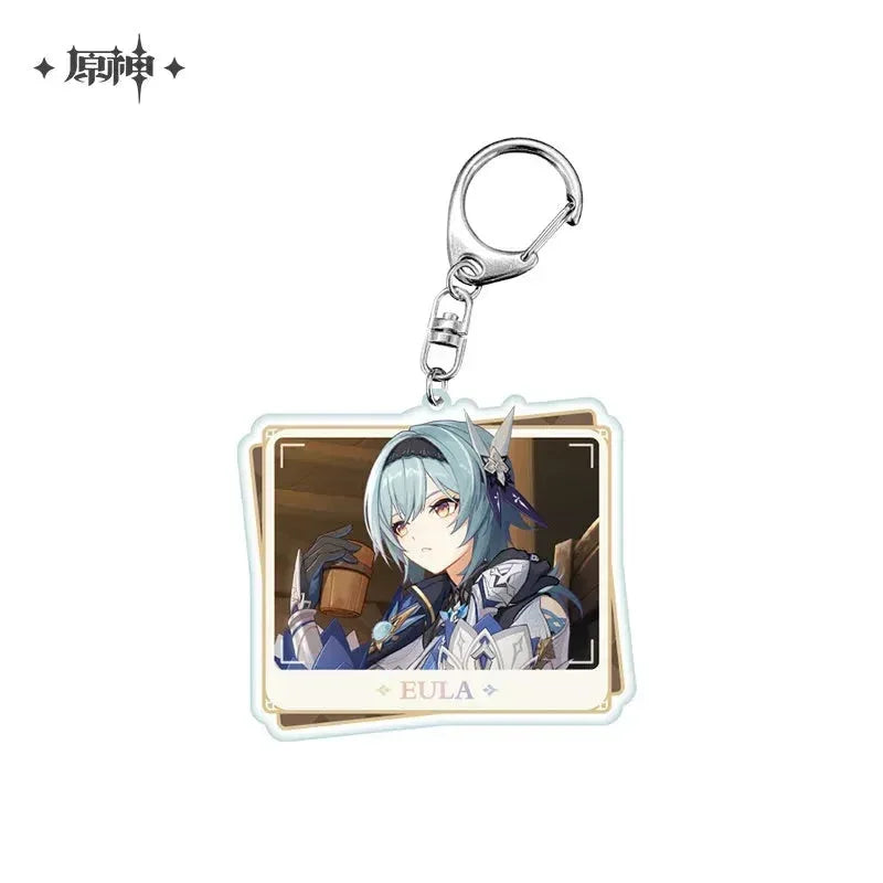 Genshin Impact Character PV Series Acrylic Keychain - Mondstadt Eula ACG Go Anime www.acg-go.com Albedo, Eula, Klee, Pendant & Keychain, Theme Artwork, Venti