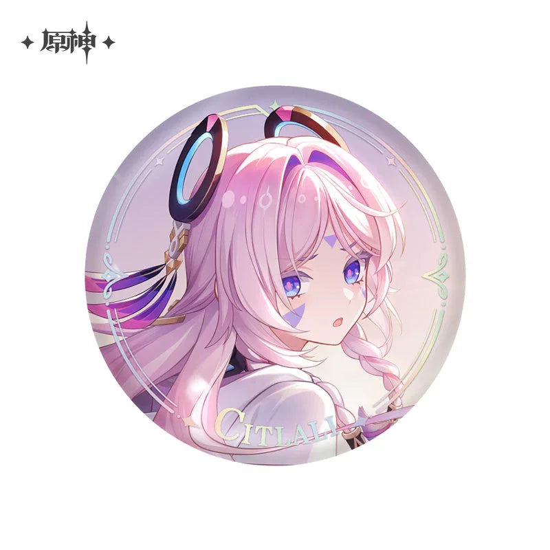Character PV Series Badge Natlan Genshin Impact Citlali ACG Go Anime www.acg-go.com Badge, Chasca, Citlali, Kinich, Mavuika, Mualani, Natlan, Xilonen