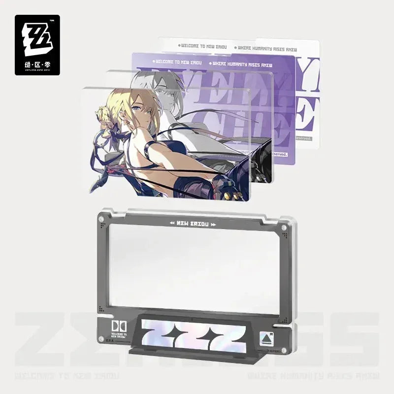 Zenless Zone Zero Mindscape Cinema Series Framed Acrylic Insert Set Stars of Lyra Evelyn Chevalier / Showcase + Inserts Set ACG Go Anime www.acg-go.com Art Decor, Astra Yao, Evelyn Chevalier