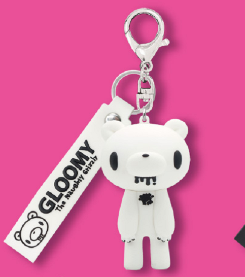 Gloomy the Naughty Grizzly Figure Keychain