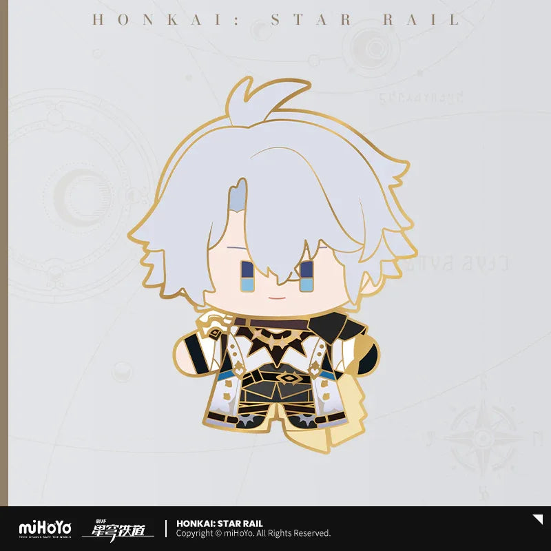 Chibi Doll Series Metal Pin Badge Honkai: Star Rail Phainon ACG Go Anime www.acg-go.com Acheron, Anaxa, Badge, Blade, Brooch, Castorice, Dan Heng, Dan Heng • Imbibitor Lunae, Dr. Ratio, Firefly, Fu Xuan, Jing Yuan, Jingliu, Kafka, March 7th, Mydei, Phainon, The Herta