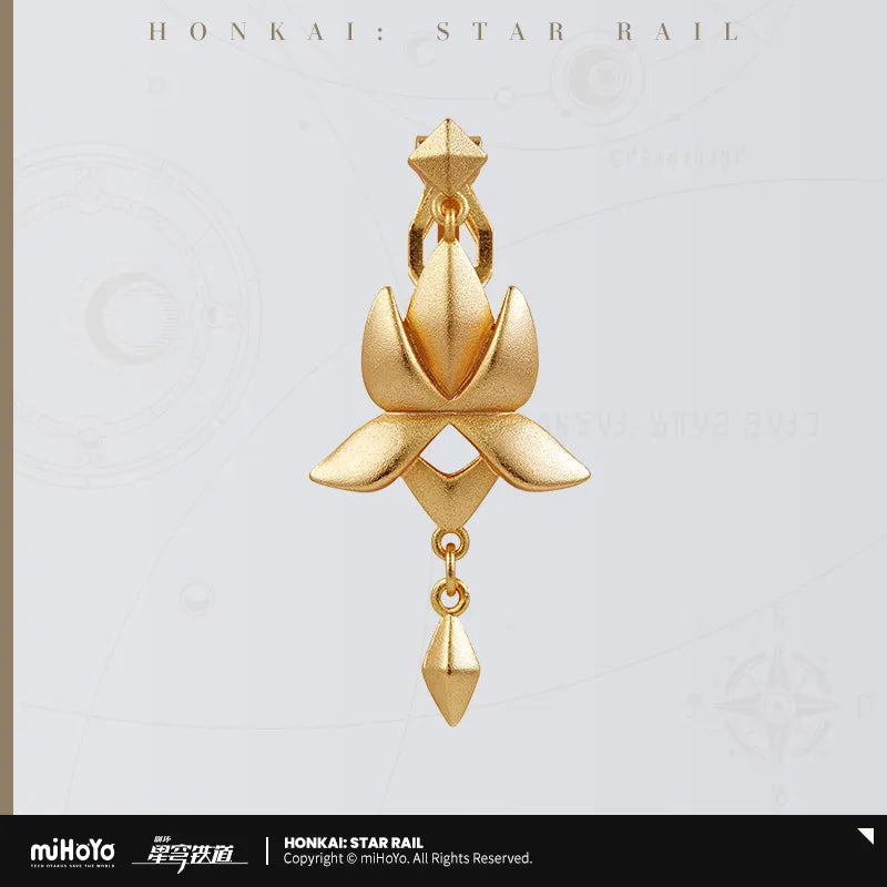 dan heng imbibitor lunae theme impression series water lily earrings ACG GO