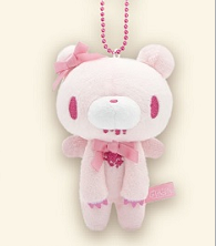 Gloomy the Naughty Grizzly Ribbon Angel Series Plush Mascot Keychain