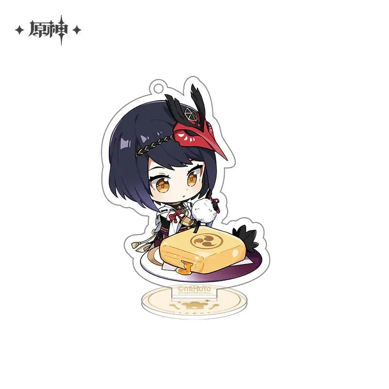 Delicious Party Theme Series Acrylic Stand Genshin Impact Kujou Sara ACG Go Anime www.acg-go.com Albedo, Barbara, Bennett, Chongyun, Diona, Fischl, Ganyu, Genshin Impact, Hu Tao, Jean, Kaedehara Kazuha, Keqing, Klee, Kujou Sara, Lisa, Mona, Noelle, Qiqi, Raiden Shogun, Razor, Rosaria, Stand, Sucrose, Tartaglia, Thoma, Venti, Xiangling, Xiao, Xingqiu, Xinyan, Yanfei, Yelan, Zhongli