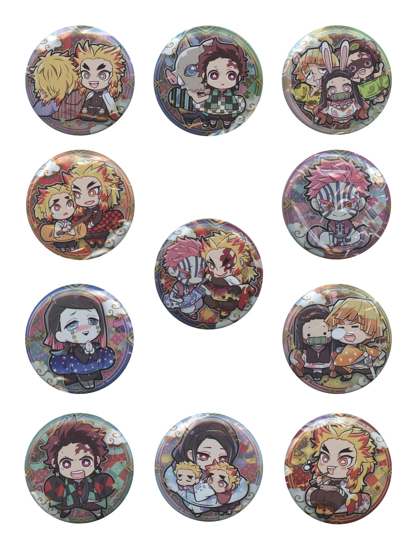 Character Banchoukou Can Badge Vol.5 Gashapon Demon Slayer: Kimetsu No Yaiba Random one ACG Go Anime www.acg-go.com Gashapon
