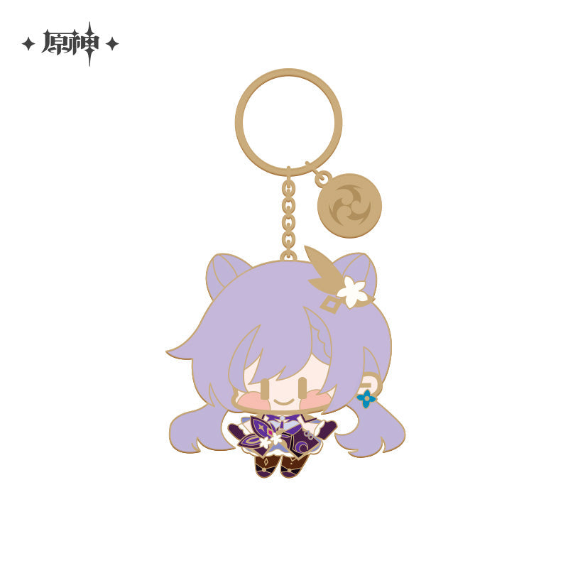 Genshin Impact Chibi Character Metal Pendant