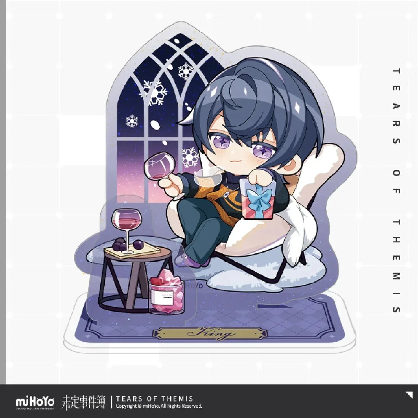 Tears of Themis Dong Ri Nuan Yi Series Chibi Acrylic Standee Marius von Hagen ACG Go Anime www.acg-go.com Artem Wing, Luke Pearce, Marius von Hagen, Stand, Vyn Richter