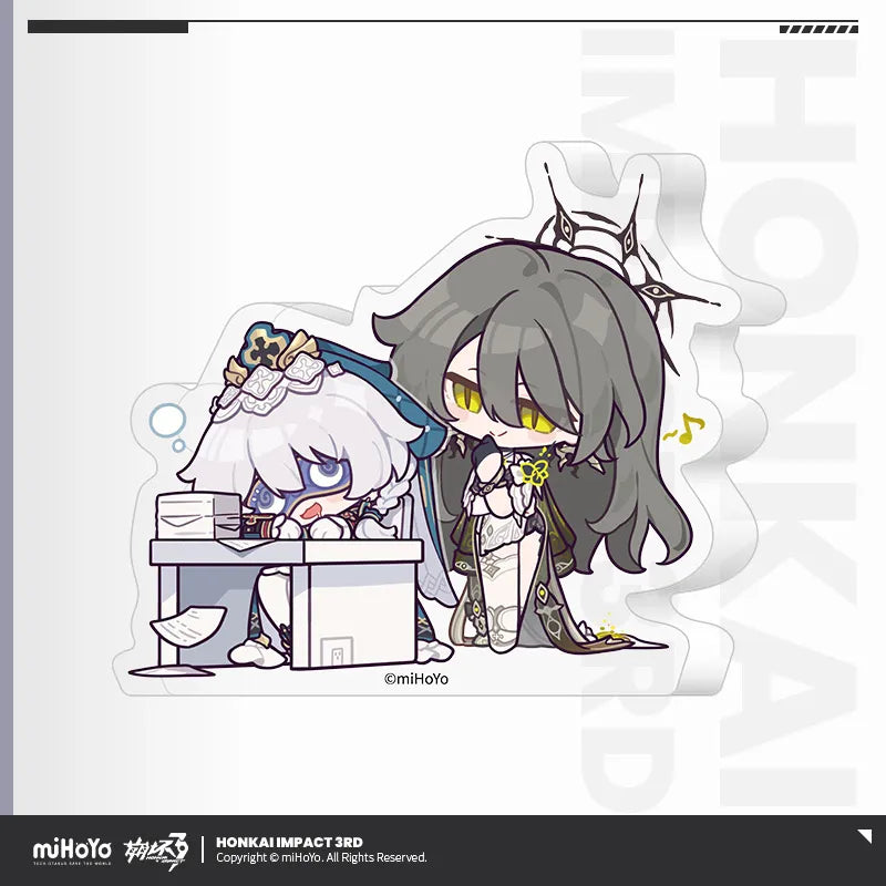 drumming in new resolutions series chibi mini acrylic thick stand ACG GO