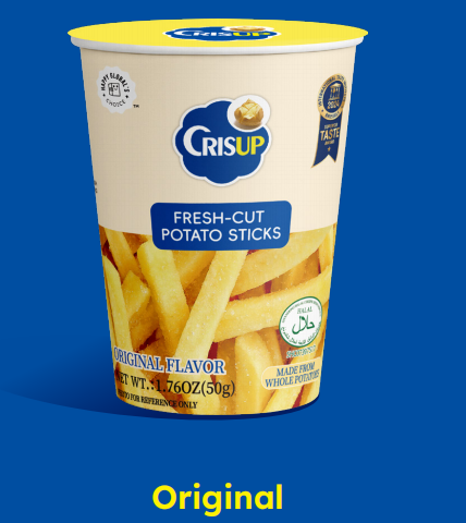 Crisup Fresh Cut Potato Sticks Cups (6 Flavors)